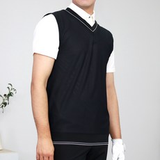 CONFIAR 男士V領涼感高爾夫背心 TC2046