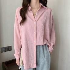 어썸풀 여성용 사일드 링클 셔츠 A24SMST031313