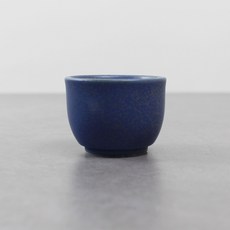 달소금 도자기 미니소주잔, 스틸블루, 1개