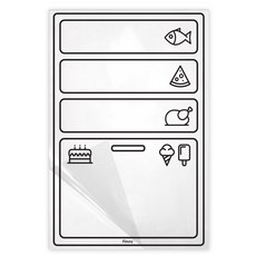 냉장고 메모시트, 종이