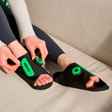 사운드본 런오프 EMS 슬리퍼형 저주파 발 마사지기 S, RF01, 블랙 RF01, 블랙