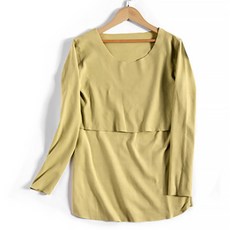 알럽핏 베이직 피버 라운드 임부 내의 상의