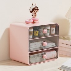 라라하우스 미뇽 데스크 3단 서랍 정리함, 핑크(돼지) 핑크(돼지)