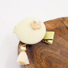 絲綢之路珍珠蝴蝶流蘇抓夾