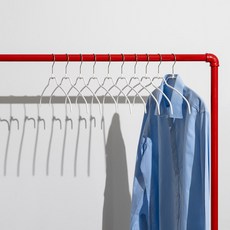 MAWA 防滑衣架 Silhouette Light 42FT 領口款 薄襯衫/女用襯衫適用 白色, 10個