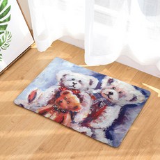 懷舊泰迪熊防滑地墊, 05