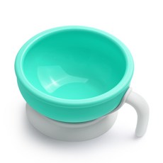 monee 嬰兒把手餐碗 150ml, 薄荷色, 1入