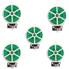 스카이로켓 텃밭 원예 화분 바인딩 와이어 100m, 5개