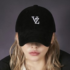 VARZAR 3D Monogram Logo 燈芯絨寬鬆版型棒球帽