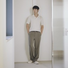 Mind Bridge 男款翻領短袖T恤 MXTS3125