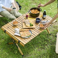 휴겔 내추럴 롤테이블, 우드