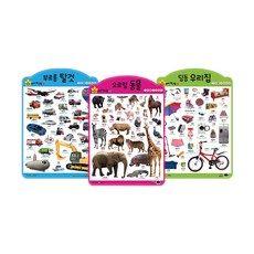 Geurinkijeu 可朗讀可玩遊戲的Say點讀筆壁掛圖3件組 2, 1套