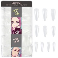 MEIBROWN 小人指甲人造指甲 500 俱樂部女巫 M11066, 1套, 透明度