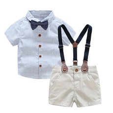 IAMBEBE 兒童夏季紳士西裝套裝