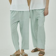 TERAWOOD Gingham格紋涼感九分褲 2件組