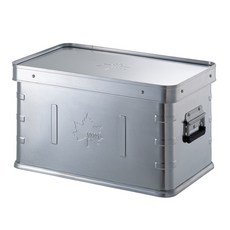 LOGOS 露營鋁製可拆卸式收納箱 34L, 銀色, 1個, 1層