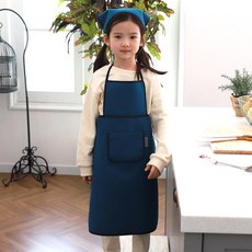 BEBE CHOUETTE 兒童遊戲牛津布圍裙組