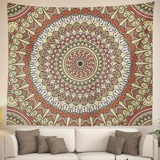 空氣感曼陀羅圖案掛布, N款