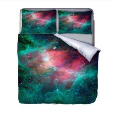 彩色印花被套枕套組 A_RD_251