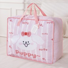 어린이집 휴대용 이불가방, 핑크, 1개