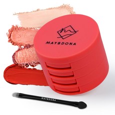 MAYBDONA 多色眼影唇彩盒 5.5g, 03 桃珊瑚, 1個