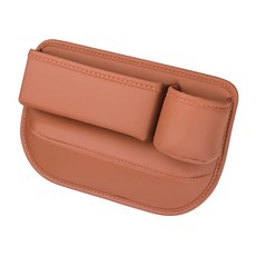 코오미 사이드포켓 차량 틈새수납 차량용 컵홀더 정리함 서브 좌석용 5W0823, 오렌지, 1개