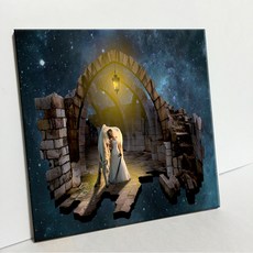 UDP 磁磚畫框 單品 A型 3925218, 白色素面