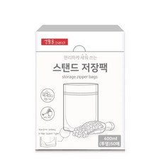생활을그리다 투명 스탠드 저장팩, 소(S), 50개입, 1개