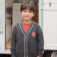 pancoat 孩童麻花紋開襟衫