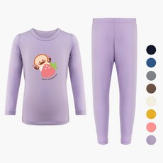 엠알키즈 브레드이발소 아동 에어로웜 기모 내복 상하의 세트