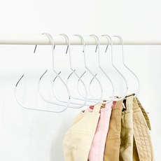 Jyulhome 不鏽鋼防滑帽架, 6個, 白色