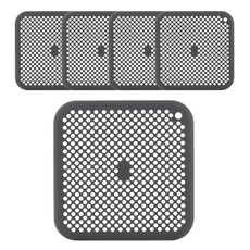 FLaiTO 矽膠排水孔蓋, 灰色, 5個