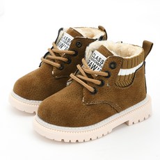 兔腳 兒童經典刷毛內裡保暖短靴