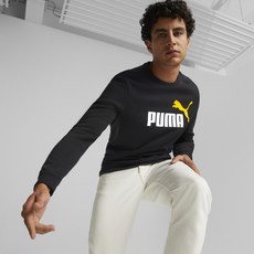 PUMA 男性 ESS+ 2 COL 大標誌圓領 FL