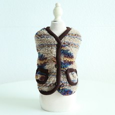 Itemtrade 반려동물 주머니 조끼, 02 어두운 갈색, 1개