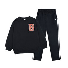 KISPO 兒童Wood雙線條紋上下套裝