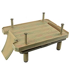 Hanbyulnara 水族箱日光浴烏龜攀爬坡道裝飾品 大型, 1個