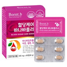 본트비 혈당 조절 케어 바나바잎 추출물 플러스 30g, 60정, 1개