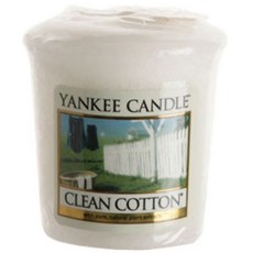 YANKee CANDLe 香氛蠟燭, Clean Cotton, 49g, 1個