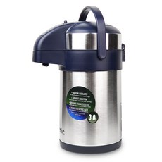 mir 按壓式真空熱水壺, 混色, 3L, 1個