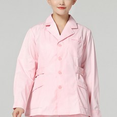 언헤브 브이넥 긴팔 깔끔한 간호사복 상의