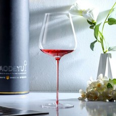 아메리칸로드 럭셔리 벨리라인 레스토랑 와인잔 레드 HR2183, 1개, 680ml
