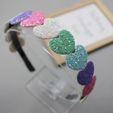 Bidangil Cosette 愛心亮片髮箍