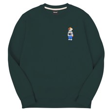 Okstar 中性 Mini Me 攝影師 Brodog 刺繡特殊棉質運動衫 1SSP006