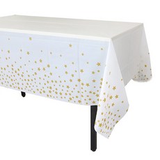 Market Pio 廚房一次性派對桌布 星星 款式2, 1個, 3個