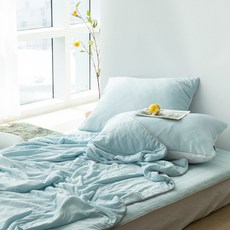 HaemilHome Chili Q-max涼感薄被, 藍色