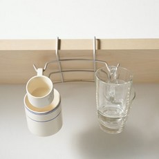 Otticheu現代置物架杯架, 乳霜, 2個