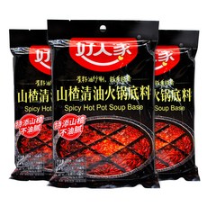 Hao Ren Jia 好人家 山楂清油火鍋底料, 220g, 3個