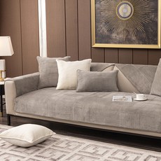 lovinglab Belluz 超細纖維現代沙發墊 3人座