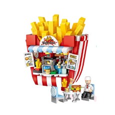 LoZ 遊樂園系列迷你積木 11 遊樂園馬鈴薯飛車, 1個